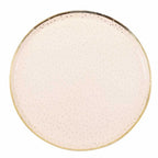 Peach and Gold Polka Dot Paper Plates - 24cm (8pk)