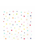 Multi Coloured Star Print Paper Napkins 33cm (20pk)