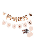 Princess Personalisable Paper Banner with Sticker Sheets - 2m (2pk)