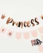 Princess Personalisable Paper Banner with Sticker Sheets - 2m (2pk)