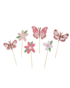 Flower & Butterfly Food Picks (12pk)