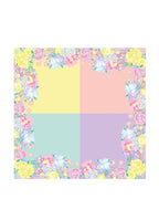 Spring Floral Panel Paper Napkins 33cm (20pk)
