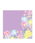 Spring Floral Panel Paper Napkins 33cm (20pk)