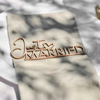 Wooden Just Married Table Decor - 14cm (6pk)