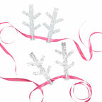 Glitter Antlers Headbands (5pk)