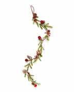 Red Berry and Pine Foilage Garland - 1.45m