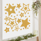 Glitter Window Stickers - Assorted