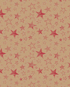 Red Stars Christmas Gift Wrap - 4m
