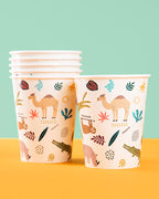 Zoo Party Paper Cups - 250ml (6pk)