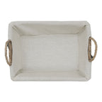 Arianna Antique Wash Rectangular Willow Storage Basket