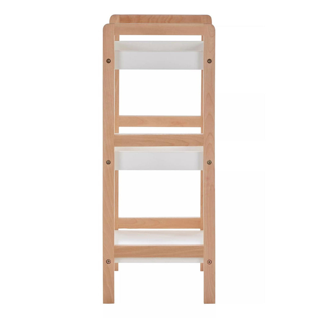 ARLA Bathroom Shelf Unit With Birchwood Frame