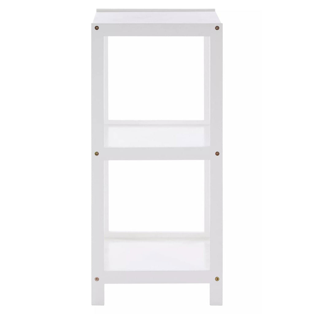 Dara 3 Tier White Rustic Bathroom Shelf
