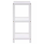 Dara 3 Tier White Rustic Bathroom Shelf