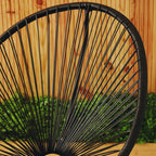 Miami Black Rattan 3 Piece Patio Set