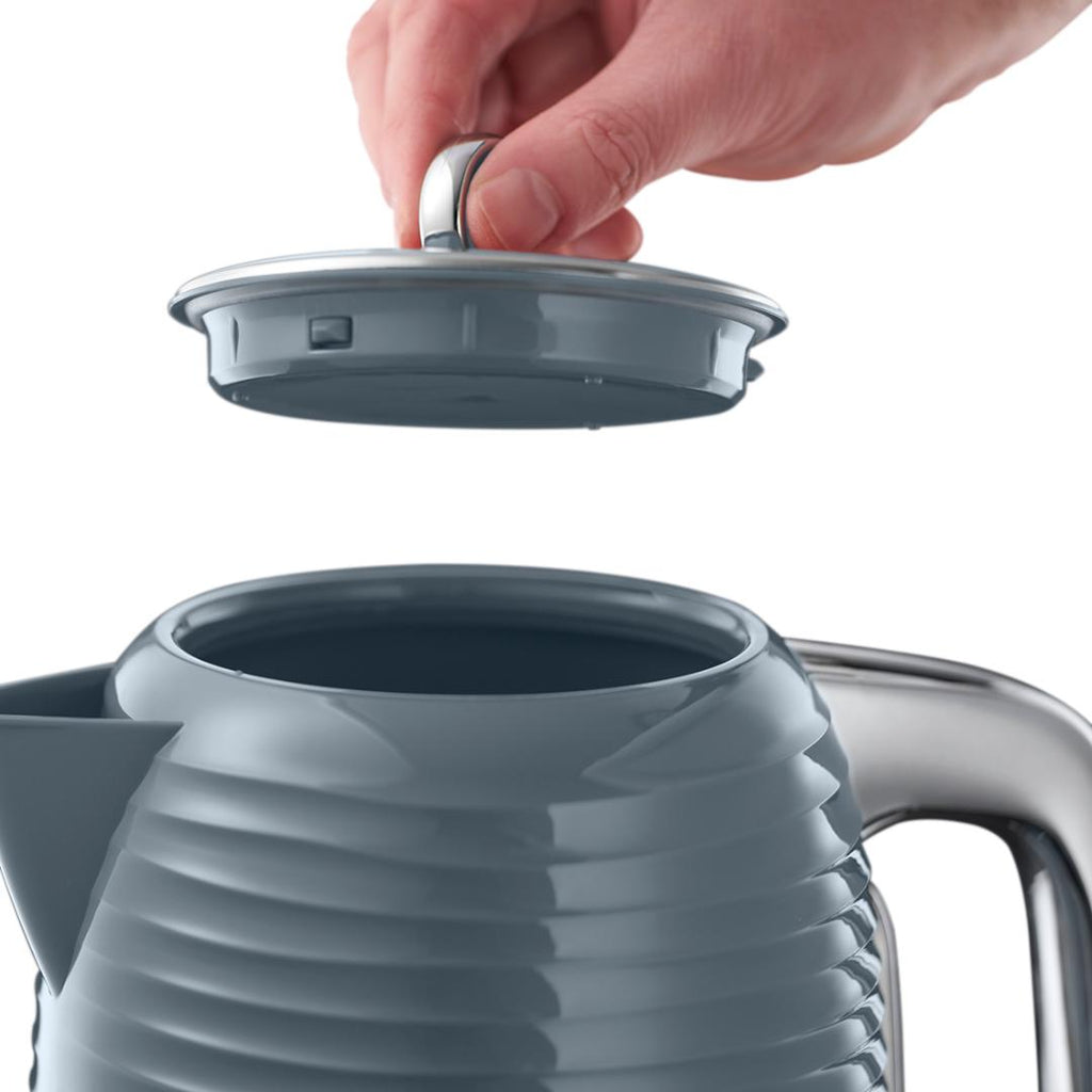 24363 Russell Hobbs Inspire Kettle Grey - Beales department store