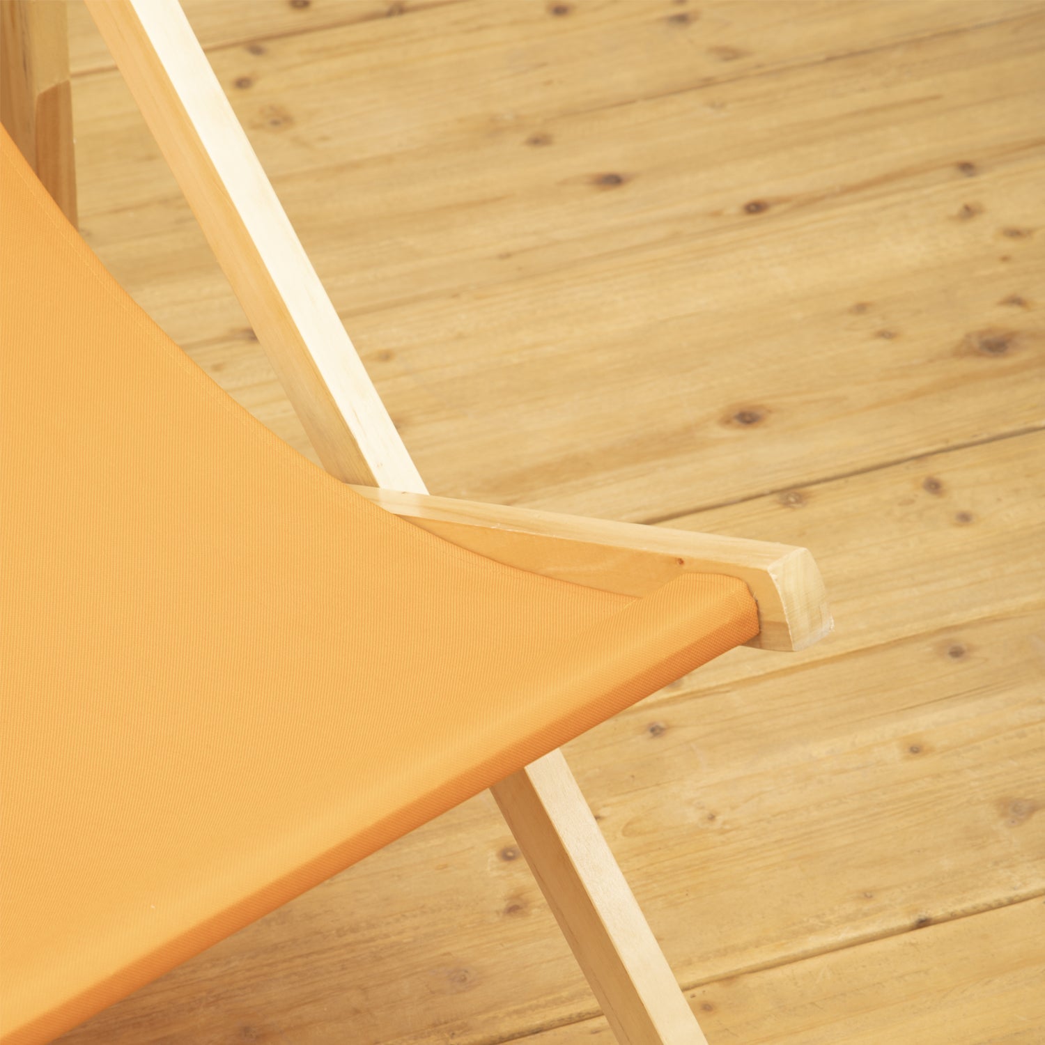 Beauport Orange Deck Chair