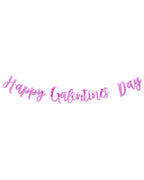 Pink Metallic "Happy Valentine's / Galentines Day' Banner - 2m