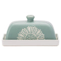 Artisan Flower Butter Dish