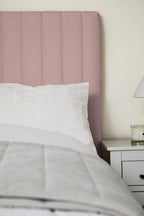 Huntington Dusty Pink Fabric Bed
