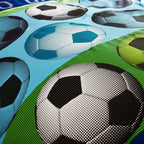 Catherine Lansfield Blue Football Reversible Duvet Set