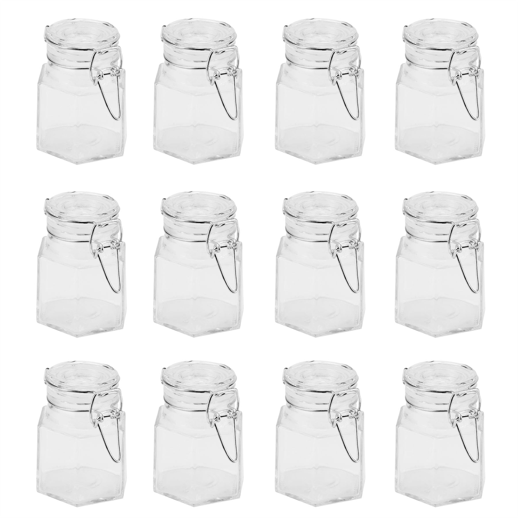 Hexagonal Spice Jars - Set of 12 | M&W