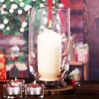 Tall Glass Storm Lantern Candle Holder | M&W