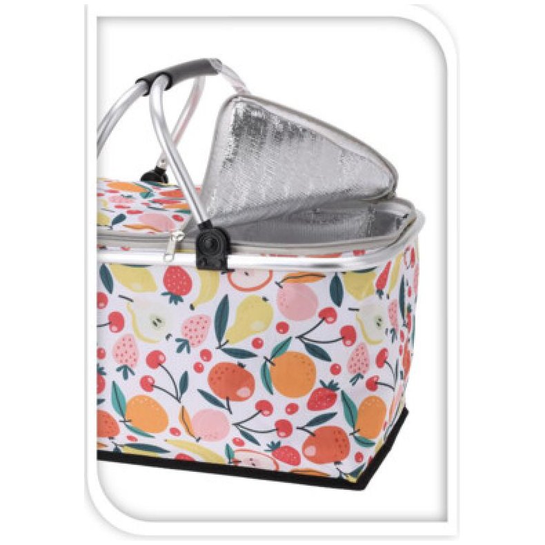 35 litre Fruity Cool Bag in White - Beales department store