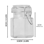 Hexagonal Spice Jars - Set of 12 | M&W