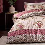 Catherine Lansfield Kashmir Paisley Floral Reversible Duvet Set