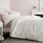 Bianca Vintage Rosebud Lace Cream 200TC Cotton Reversible Duvet Set