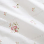 Bianca Vintage Rosebud Lace Cream 200TC Cotton Reversible Duvet Set