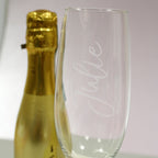 Personalised Gold Bottega Prosecco & Flute Set