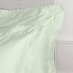 Bianca Green 400TC 100% Cotton Sateen Oxford Pillowcase Pair