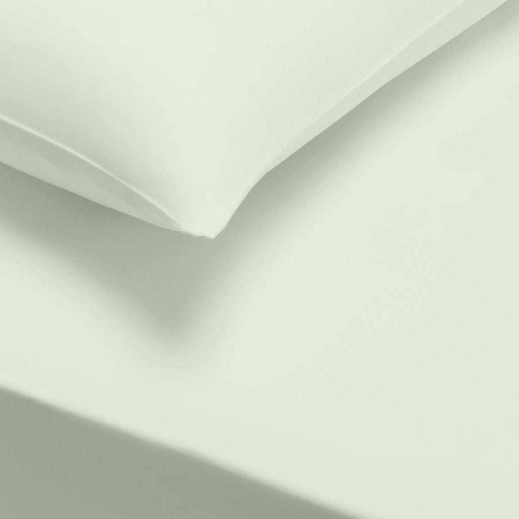 Bianca Green 400TC 100% Cotton Sateen Houswife Pillowcase Pair