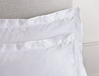 Bianca White 400TC 100% Cotton Sateen Oxford Pillowcase Pair