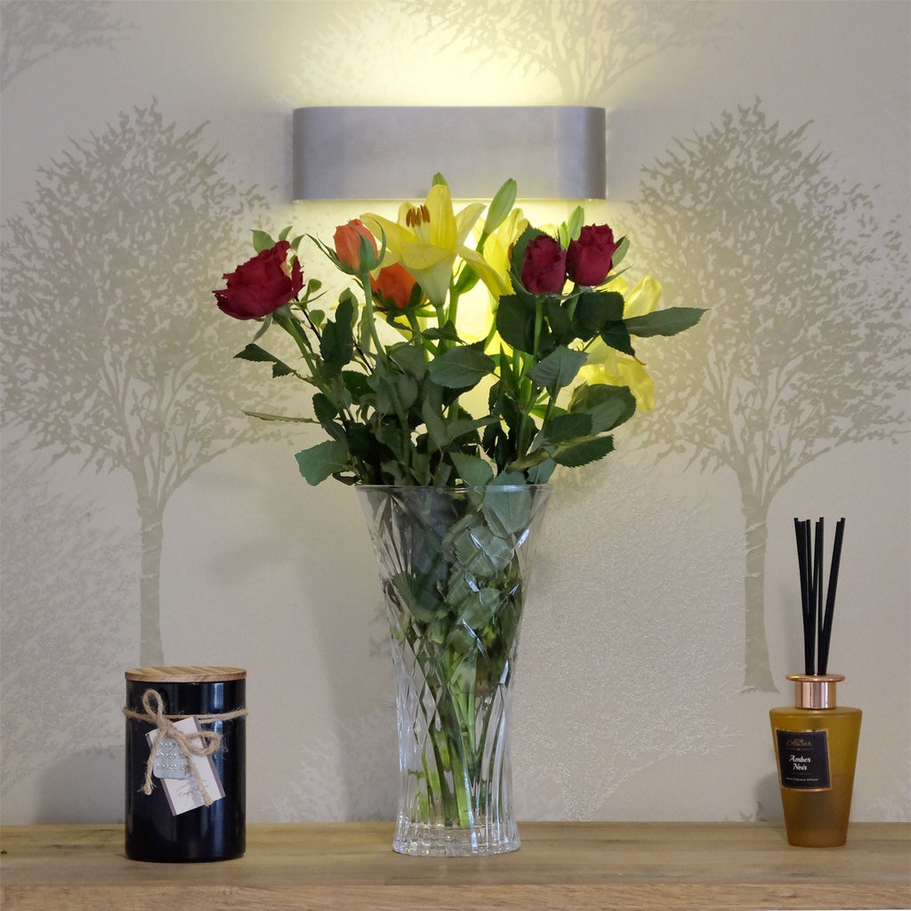 Crystal Glass Short Flower Vase | M&W