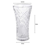 Crystal Glass Short Flower Vase | M&W