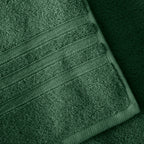 Catherine Lansfield Zero Twist Forest Green Cotton 6 Piece Towel Bale Set