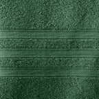 Catherine Lansfield Zero Twist Forest Green Cotton 6 Piece Towel Bale Set