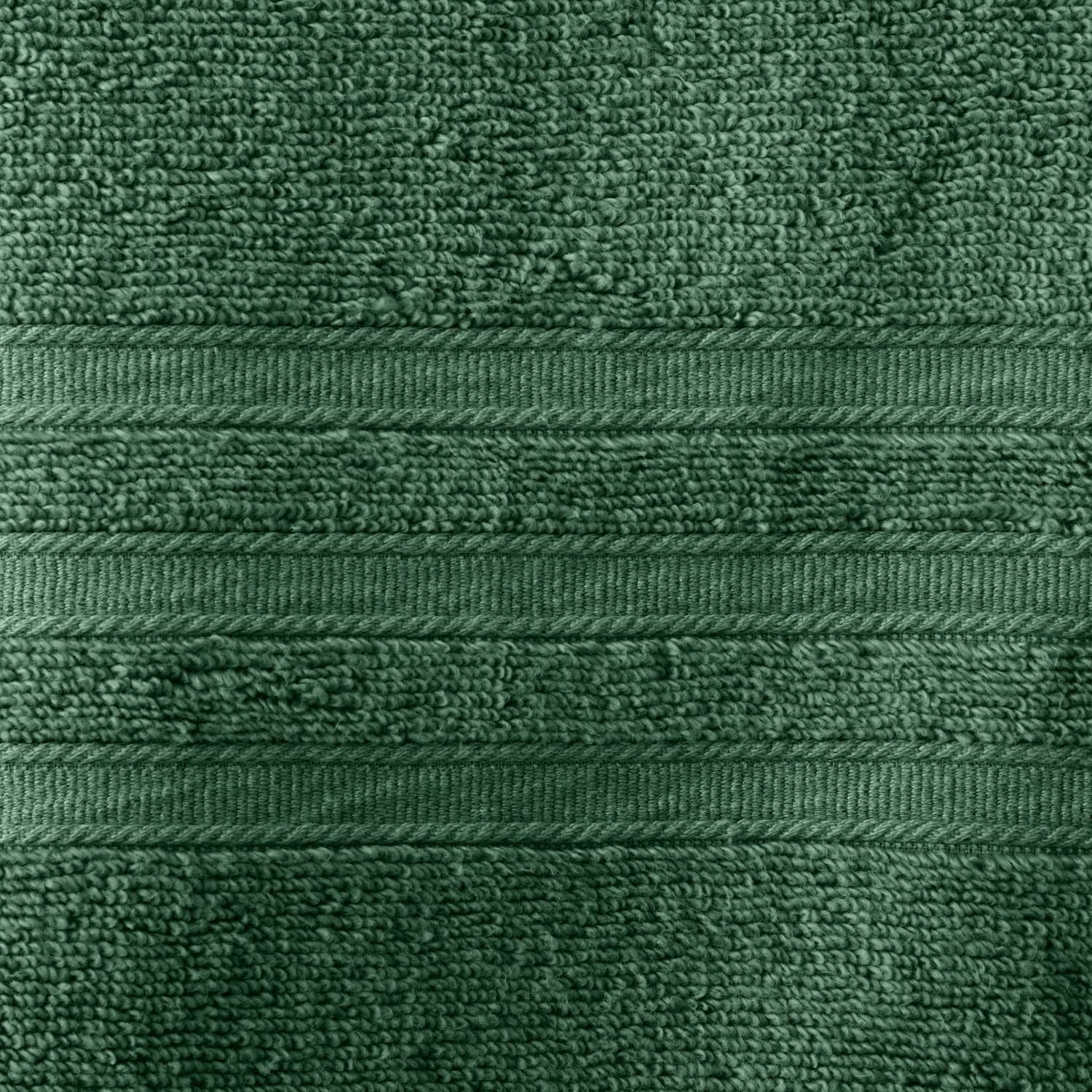 Catherine Lansfield Zero Twist Forest Green Cotton 6 Piece Towel Bale Set