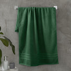Catherine Lansfield Zero Twist Forest Green Cotton Towels