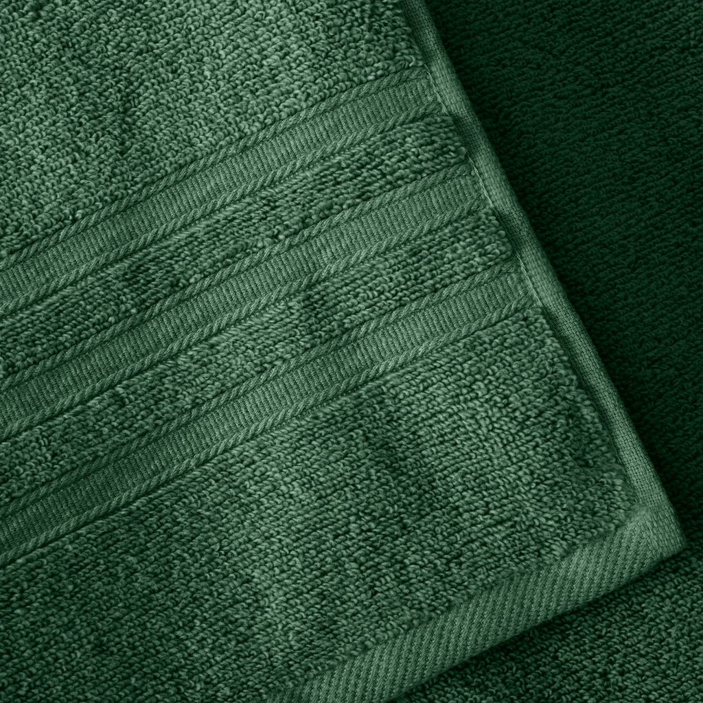 Catherine Lansfield Zero Twist Forest Green Cotton Towels