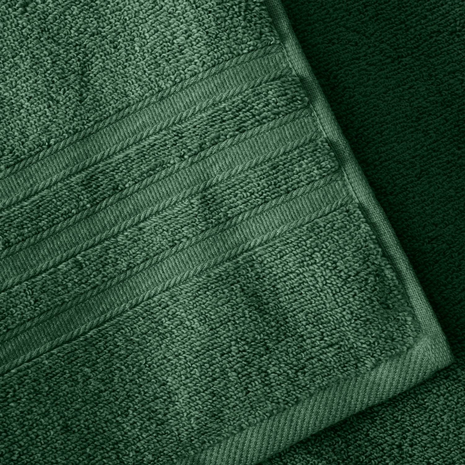 Catherine Lansfield Zero Twist Forest Green Cotton Towels