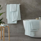 Catherine Lansfield Zero Twist Duck Egg Cotton 6 Piece Towel Bale Set