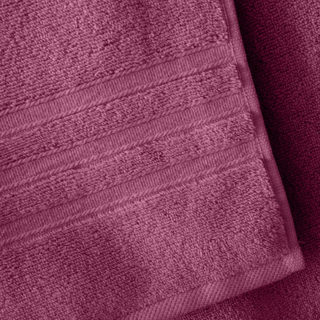 Catherine Lansfield Zero Twist Raspberry Cotton 6 Piece Towel Bale Set