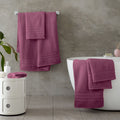 Catherine Lansfield Zero Twist Raspberry Cotton Towels