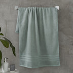 Catherine Lansfield Zero Twist Sage Green Cotton Towels