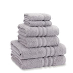 Catherine Lansfield Zero Twist Silver Grey Cotton 6 Piece Towel Bale Set