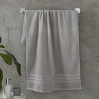 Catherine Lansfield Zero Twist Silver Grey Cotton 6 Piece Towel Bale Set