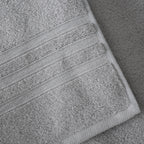 Catherine Lansfield Zero Twist Silver Grey Cotton Towels